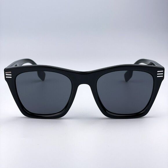NEW Burberry BE4348 Cooper 300187 Black Dark Grey Square Unisex Sunglasses - Picture 4 of 11